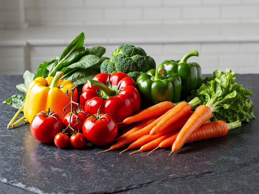 Frische Zutaten für gesunde Ernährung